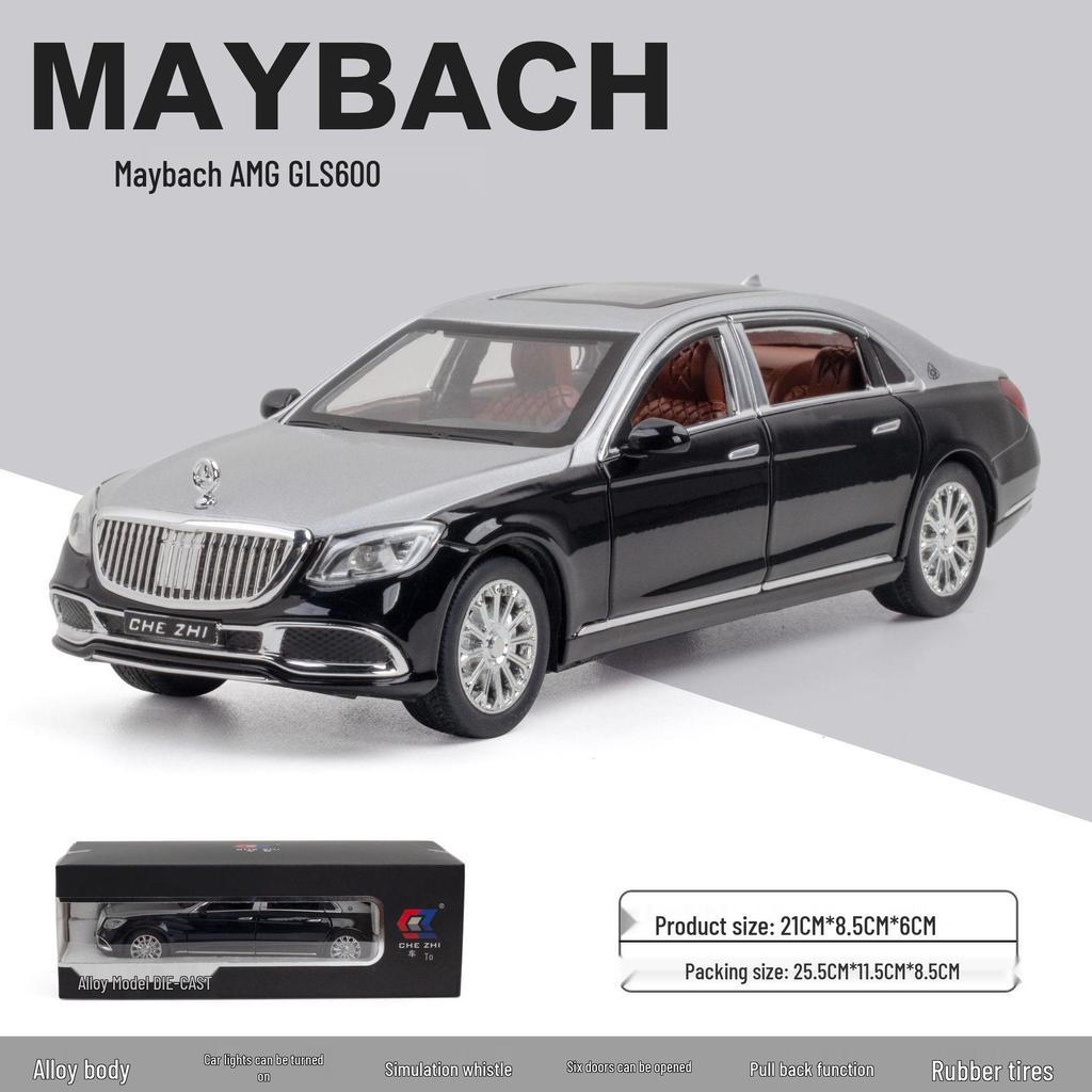 1:24 Mercedes-Benz Maybach S680 Alloy Model Car Ornament