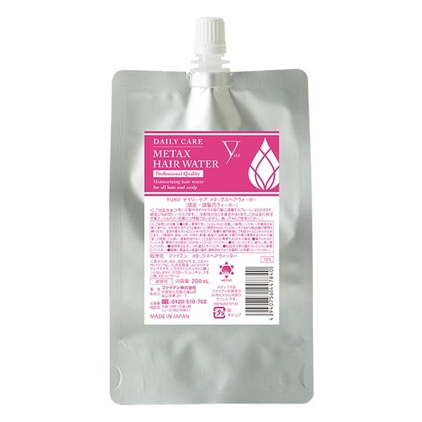 Phiten YUKO Daily Care Metax Hair Water 200 мл Сменный блок