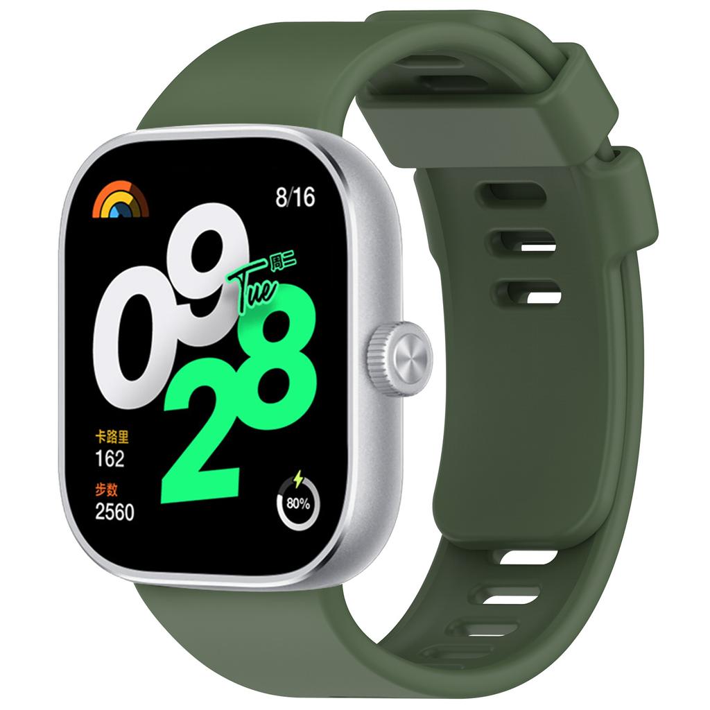 Силиконовый ремешок для Redmi Watch 4 Аксессуары ремешка спорт correa Запасной ремень Оригинальный браслет для Xiaomi mi band 8 pro Ремешок