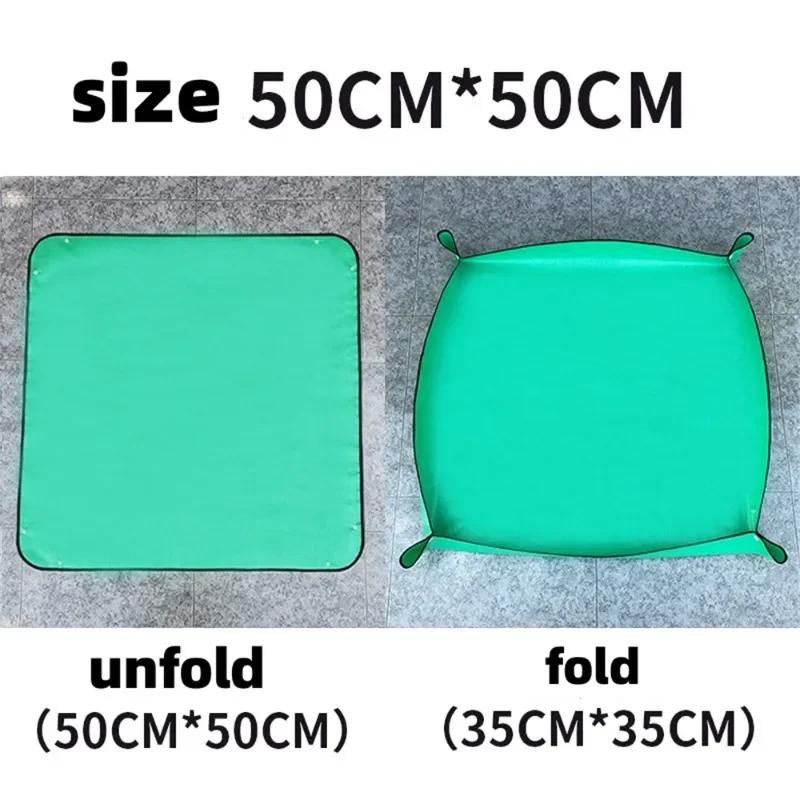 Waterproof Foldable Planting Mat Garden Mat Garden Potting Pad for Flowerpot Transplanting Mixing Soil Plant Pruning Garden Tool