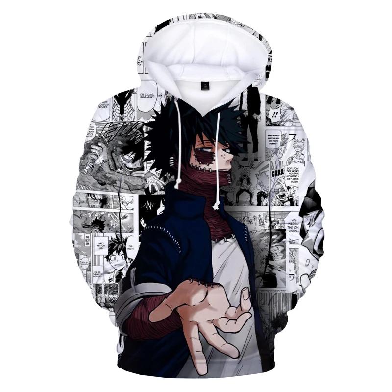 2024 My Hero Academia Dabi 3D Print Hoodie Sweatshirts Men Women Fashion Casual Pullover Anime Streetwear Oversized Hoodies