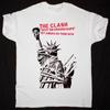 THE CLASH GIVE EM ENOUGH ROPE TOUR 1979 Футболка Хлопок Белый Мужская Унисекс Футболка