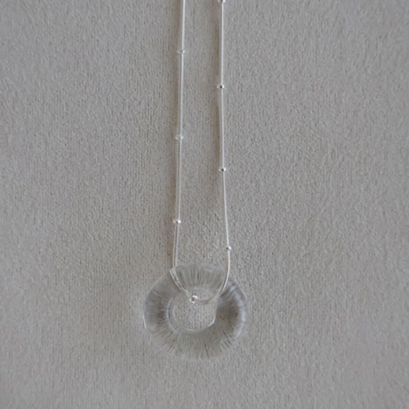 APIOH SILVER DOTS NECKLACE