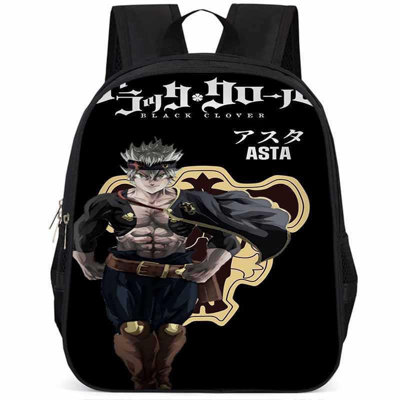 Рюкзак Black Clover из ткани Оксфорд, 15 дюймов, большой вместимости, легкий, для детей