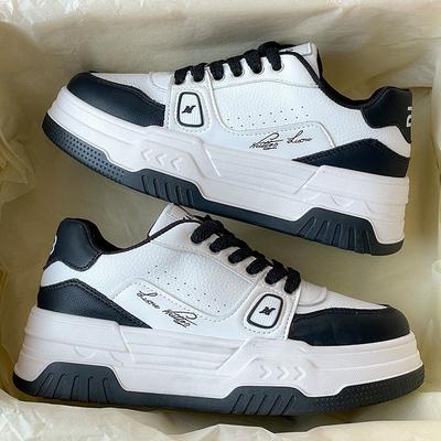 Женские черные туфли на толстой подошве, новые весенние универсальные студенческие туфли для тренировок в стиле ретро в немецком стиле