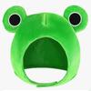 1 Piece Women Frog Prince Plush Hat New Green Animal Frog Headband Halloween Party Costume Prop