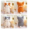 Plush Corgi Pencil Case Large Capacity Stationery Box Creative Animal Stationery Organizer for Pens Pencils Erasers