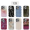 Роскошный чехол Y2K со звездами для iPhone 17 16e 16 15 14 13 12 11 X XS XR XSMAX 7 8 Air Pro Max Plus Роскошный двухслойный