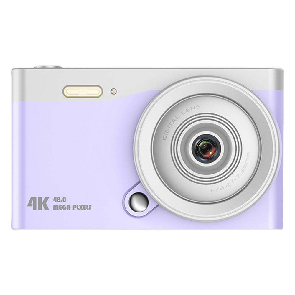 4K Beginners Vlogging Camera 48MP Students Pocket Camera 16X Zoom HD Photography Travel Selfie Camera 2.8 Inch IPS Screen