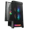 Boitier PC Gaming - Cougar Gaming - DUOFACE RGB BLACK - Assemblage Sans Outil - Filtre Anti-poussière