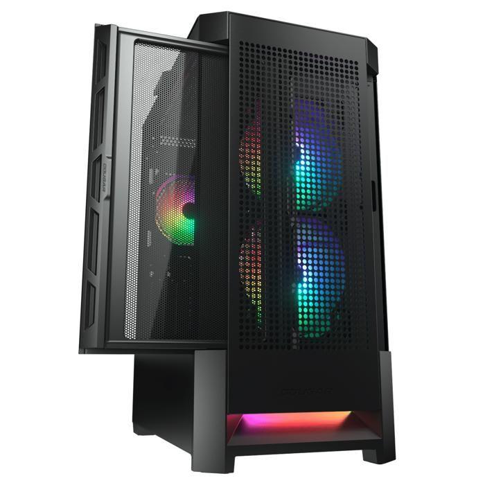 Boitier PC Gaming - Cougar Gaming - DUOFACE RGB BLACK - Assemblage Sans Outil - Filtre Anti-poussière