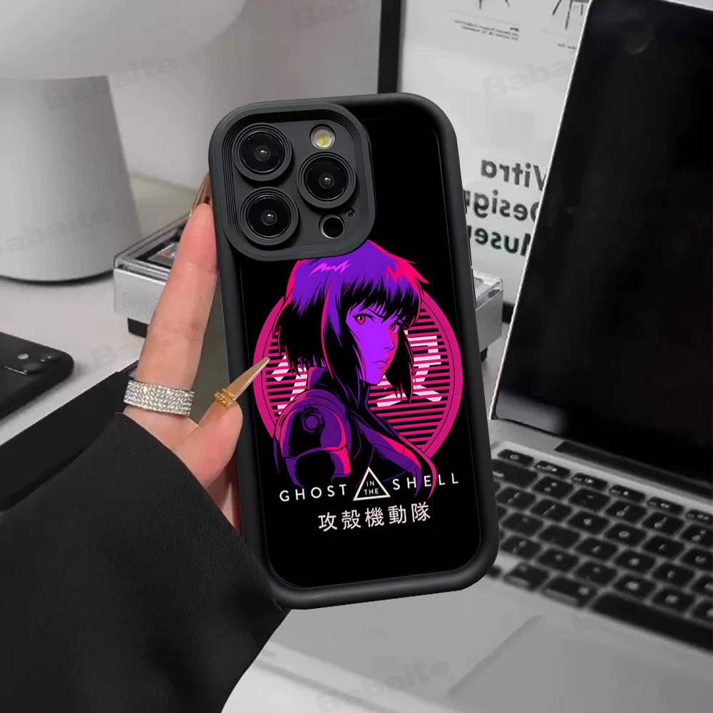 Чехол для телефона Аниме G-ghost In The S-shell для Samsung S26 S25 S24 S23 S22 S21 S20 F06 M16 Note 20 FE Ультрамягкий силиконовый ТПУ чехол