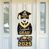Выпускной 2025 года, подвесная табличка для входной двери Выпускной 2025 года Приветственная табличка для украшения крыльца выпускного