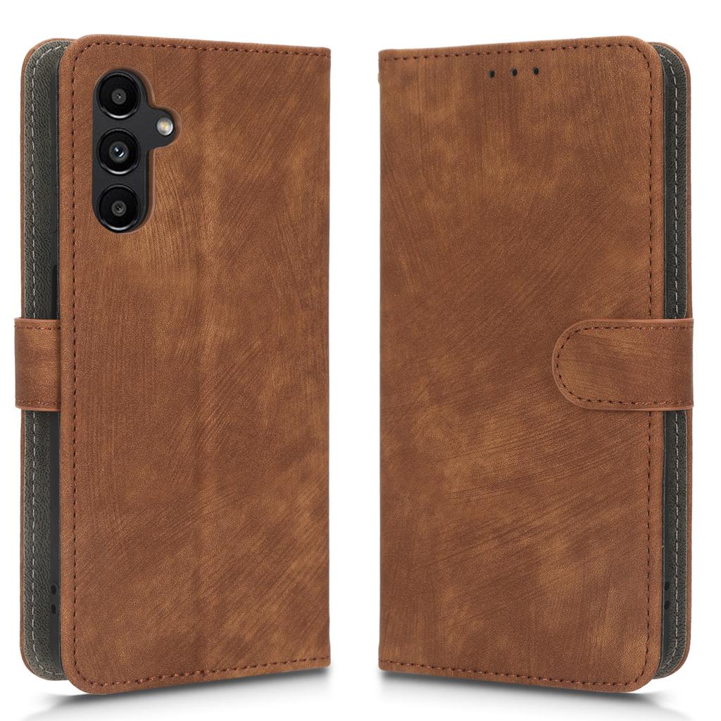 Для Samsung Galaxy A13 5G/A04s 4G (164,7 х 76,7 х 9,1 мм) Кожаный чехол-кошелек с защитой от RFID-сканирования и противокражной защитой, подставка, откидная крышка