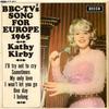 7-дюймовая пластинка KATHY KIRBY - BBC-TV's Song For Europe 1965 DFE8611 Decca 1965 UK Rock Б/у