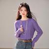 ZOSOUL Korean-Style Vintage Twisted Knit Sweater