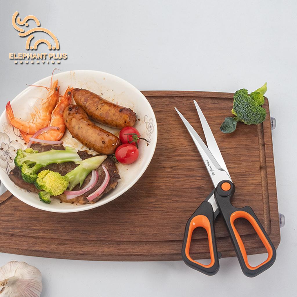 Outdoor Kitchen scissors Heavy Duty - Thickened Stainless Steel Kitchen Shears for Chicken Steak Cutting Barbecue Tools5