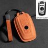 Car Key Case Cover Shell for BMW X1 X3 X5 X6 Series 1 2 5 7 8 F15 F16 E53 E70 E39 F10 F30 G30 G20 G11 G01 G02 G05 Suede Keychain