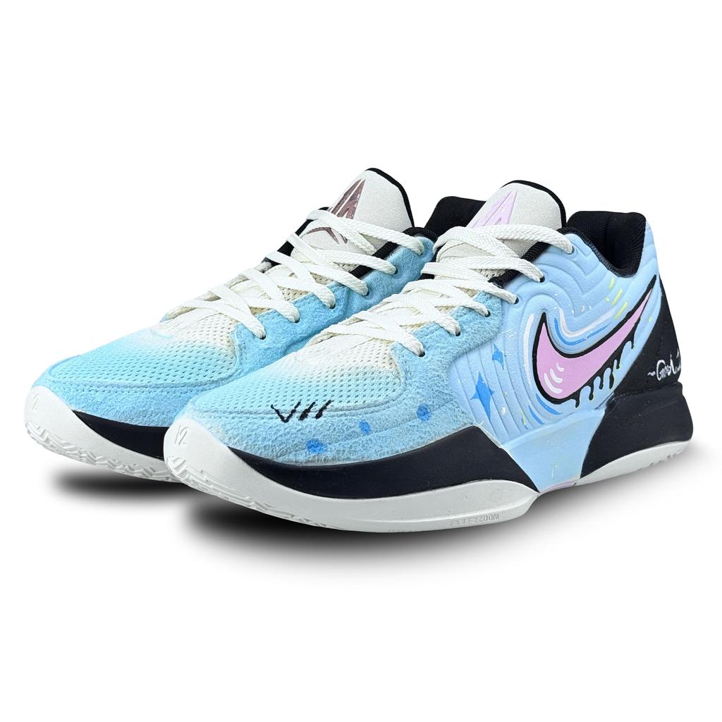 Nike Ja Morant 2 Cushioning Abrasion Resistant Cushioning, Wear Resistant Low top Basketball Shoes Men's Blue Green FD7327-100(Team1324-)