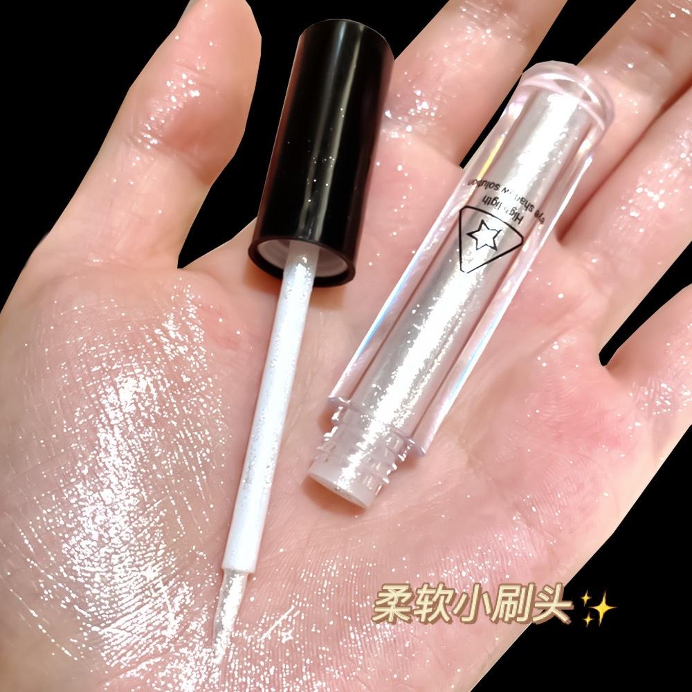 High Light Liquid Eyeshadow Wholesale Flash Waterproof Anti-perspirant Sleeper Silkworm Ultra Shiny Piece Brightening Eyeshadow Makeup Student Makeup
