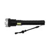 Black LED Torch Telescopic Zoom COB Light Lamp Portable Zoomable Flashlight  Camping