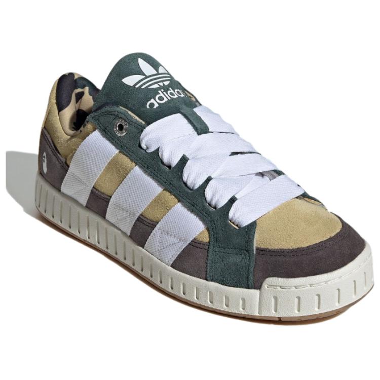 BAPE x adidas LWST Песочные Унисекс Кроссовки Коричневый Облачно-белый Основной-белый IE6118