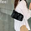 2025 Niche Design New Summer Women's Bag Soft Leather Cloud Bag Pleated Chain Bag Single Shoulder Crossbody Armpit Bag Small Bag
