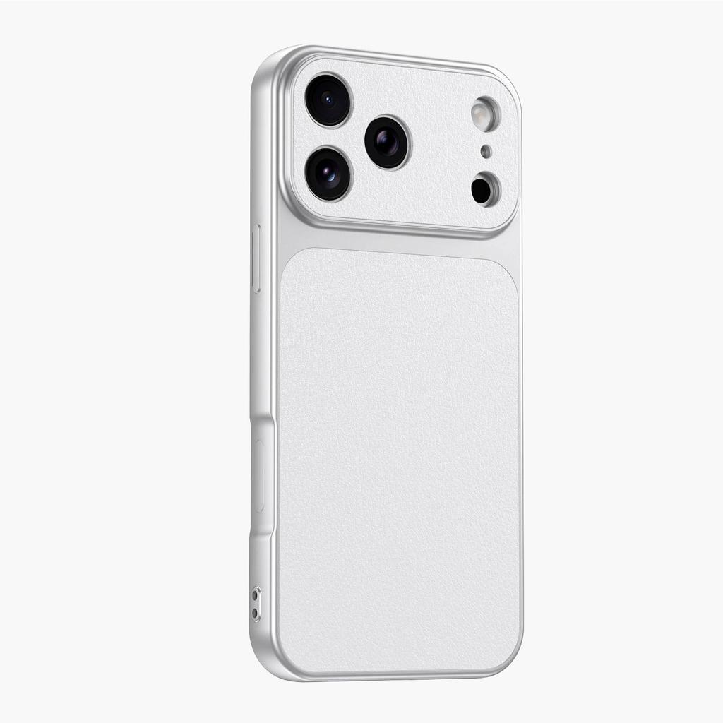 Матовый кожаный чехол для iPhone 17 Pro Max: Полное покрытие, Трансформируемый для iPhone 16