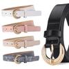 Rhinestone Inlaid Alloy Buckle Women'S Elegant Simple Decorative Belt High-End Belt Women'S Tide