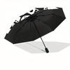 1pc Gamer Console Automatic Folding Umbrella Portable Collapsible Design, 8-Rib Iron Frame, Durable Fabric, All-Season Casual Outdoor 169
