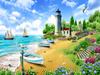 Diamond Painting Lighthouse Craft Kit 5D DIY Diamond Embroidery Garden Landscape Full Round Drill Home Decor