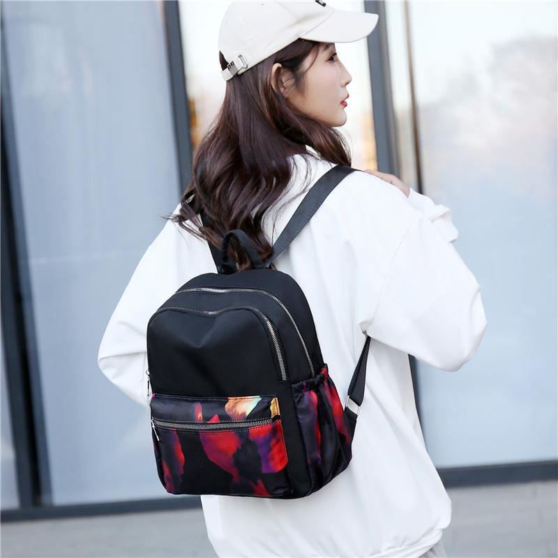 Рюкзак женская сумка новый многослойный рюкзак большой емкости для путешествий на открытом воздухе нейлоновый повседневный женский рюкзак