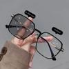 New Style Photochromic Reading Glasses Men Women Color Changing Eyeglasses Anti Uv Sunglasses Luxury Far Sighted Eyewear 0~+4.0