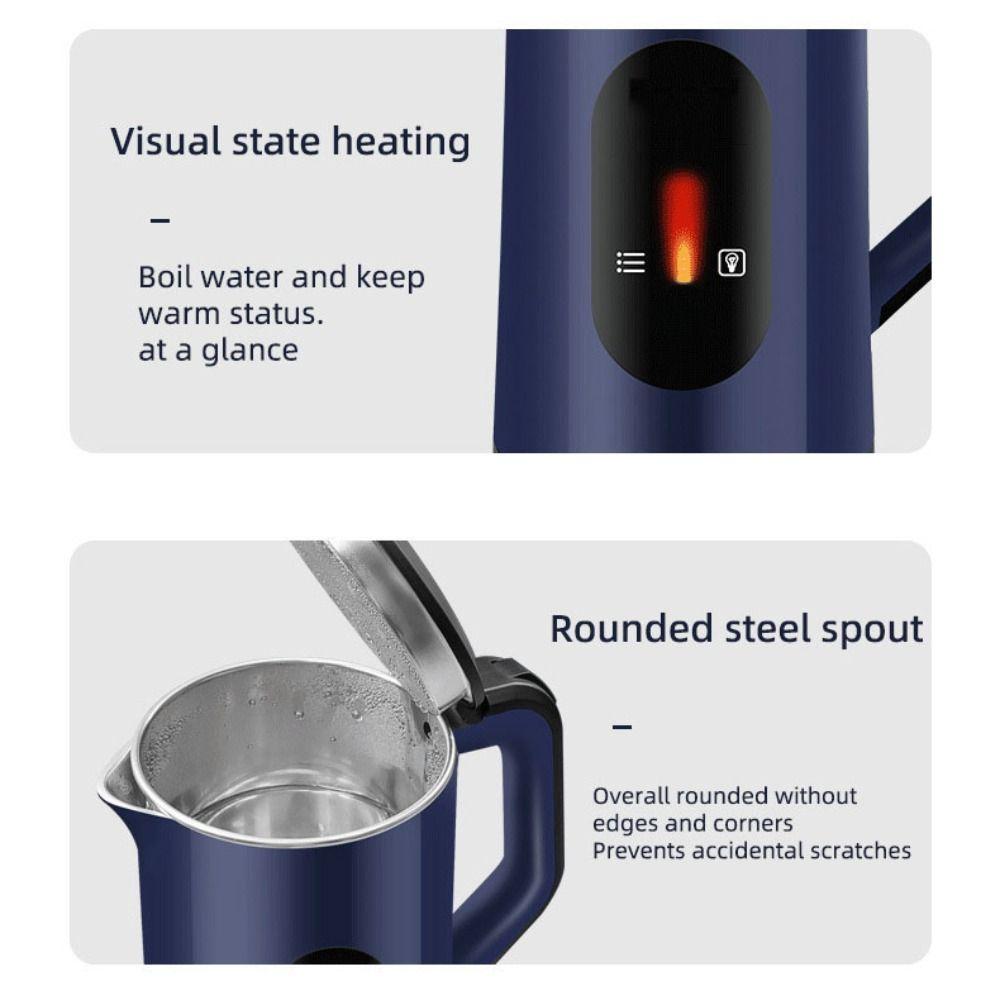 Stainless Steel Electric Tea Kettle 2.2L Water Boiler Boil Water Pot Hot Water Kettle Kitchen Tool