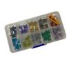 50PCS/Box Mini Car Fuses 2A 3A 5A 7.5A 10A 15A 20A 25A 30A 35A with Box Clip Assortment Auto Micro Blade Type Fuse Set Truck