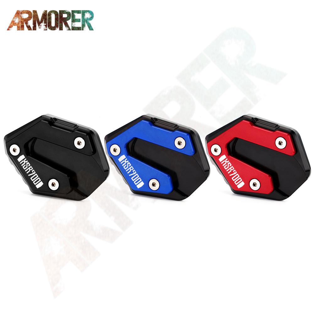 Для YAMAHA XSR900 XSR 900 CNC Kickstand Enlarge Plate Side Stand Extension Pad Motorcycle Accessories 2016 2017