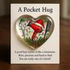 Pocket Hug Token for Hairstylists Heart Shaped Acrylic Keepsake with Mini Hair Tools Stylist Appreciation Gifts