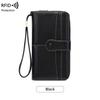 Women Wallets RFID Blocking Buckle Closure Minimalist Long Wallet - Clutch Purse Coin Pouch Card Holder