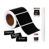 Reusable Waterproof Black DIY Stickers with White Pen for Blackboard Storage
