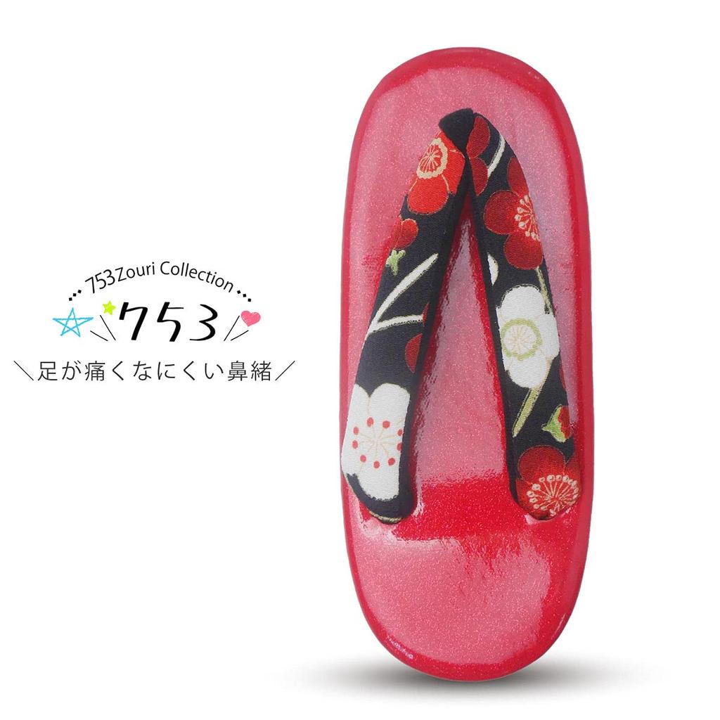 Сандалии из уретана Zori Single 3 года 7 лет 18 см Японская одежда [NISHIORI], Предмет, Shichi-Go-San, Старый, Старый, 22 см, Девочки, Дети, (22см, Б)