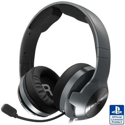 Лицензированная игровая гарнитура Hori Gaming Headset Pro для ПК, черная [продукт SONY] PlayStation®5, PlayStation®4, [совместимая с PS5]