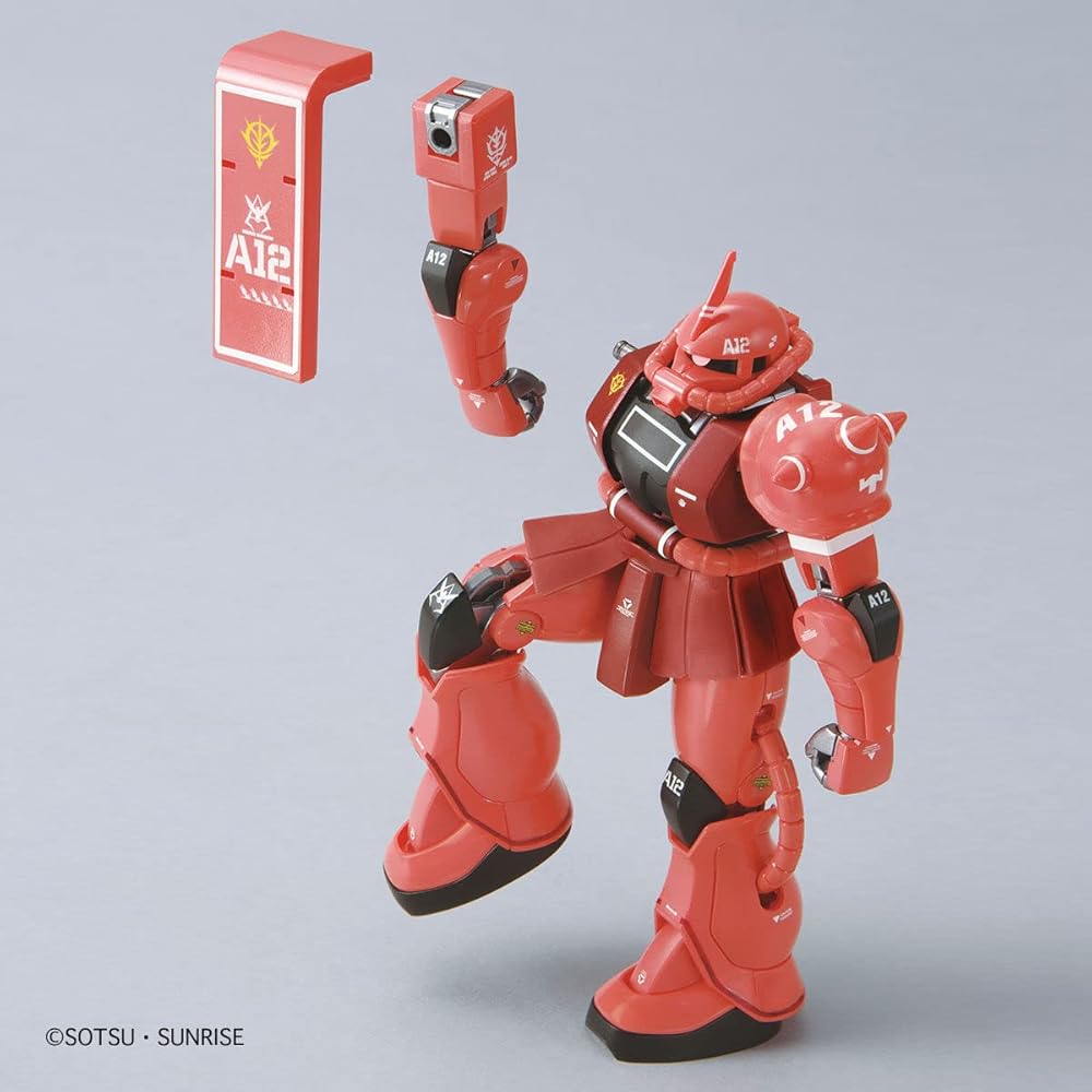 Bandai HG 1/144 Zaku II Чара Версия 21st Century Real Type Набор для сборки Ограниченное издание