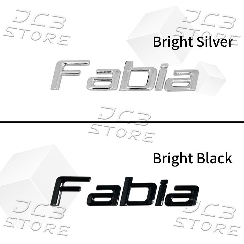 AAABV1 3D Car Styling Metal Rear Trunk Body Sticker For Skoda Octavia Kodiaq Superb Fabia Kamiq Yeti 4x4 Logo Auto Accessories