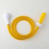 Flexible Adjustable Shower Hose Faucet Extension Slip-On Silicone Adapter Elastic Hose Portable ABS Quick Shower Hose DIY