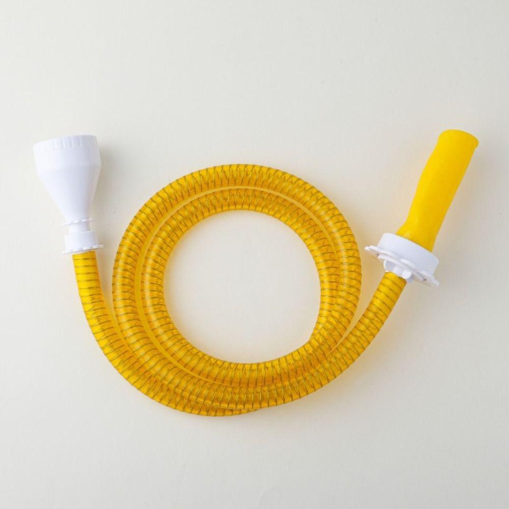 Flexible Adjustable Shower Hose Faucet Extension Slip-On Silicone Adapter Elastic Hose Portable ABS Quick Shower Hose DIY