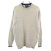 80s 90s Wool Blend Old Long Sleeve Knit Sweater L Gray Men's Used