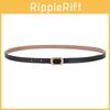 Женский модный пояс из натуральной кожи с металлической пряжкой для платьев и юбок
