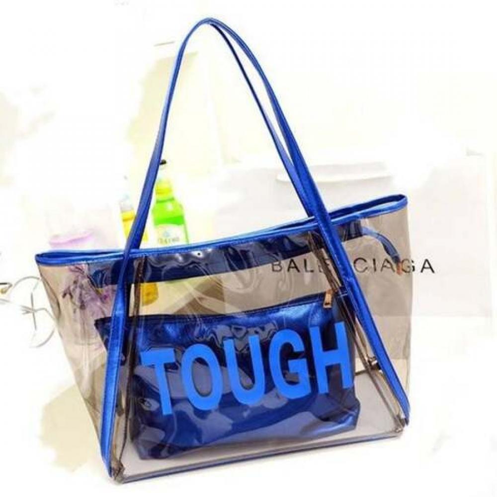 Shop Women S tranSparent Beach Bag Pouch Set Water Play Shoulder Bag Won wBag