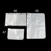 1/5PCS Zipper Plastic Resealable Zip Lock PVC Storage Pouch Bag Matte Clear