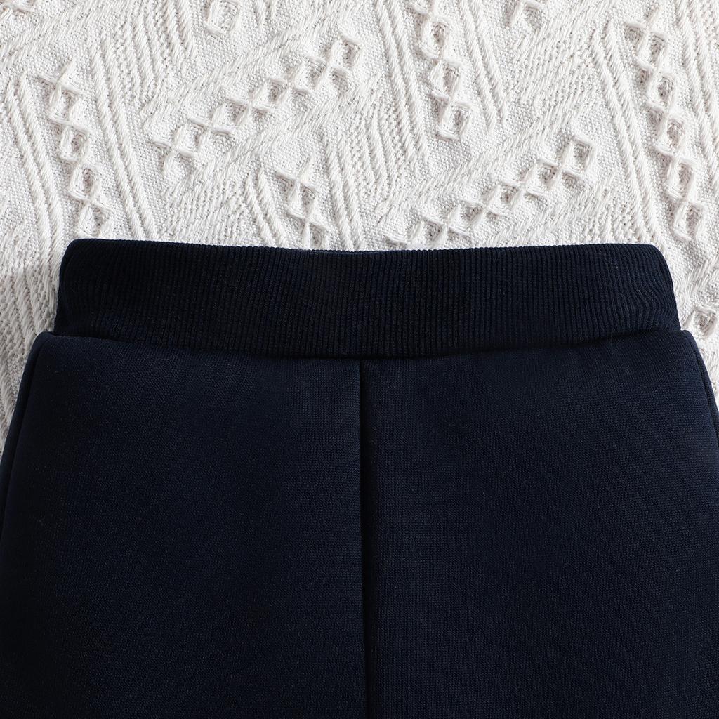 KidsJacket Set New Baseball Uniform Letters Long-sleeved Jacket Solid Colour + Trousers Two-piece Children's Suit 6M-3Y